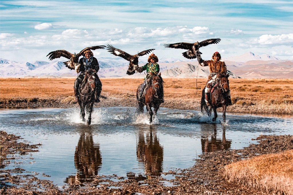 festival de las aguilas en Mongolia