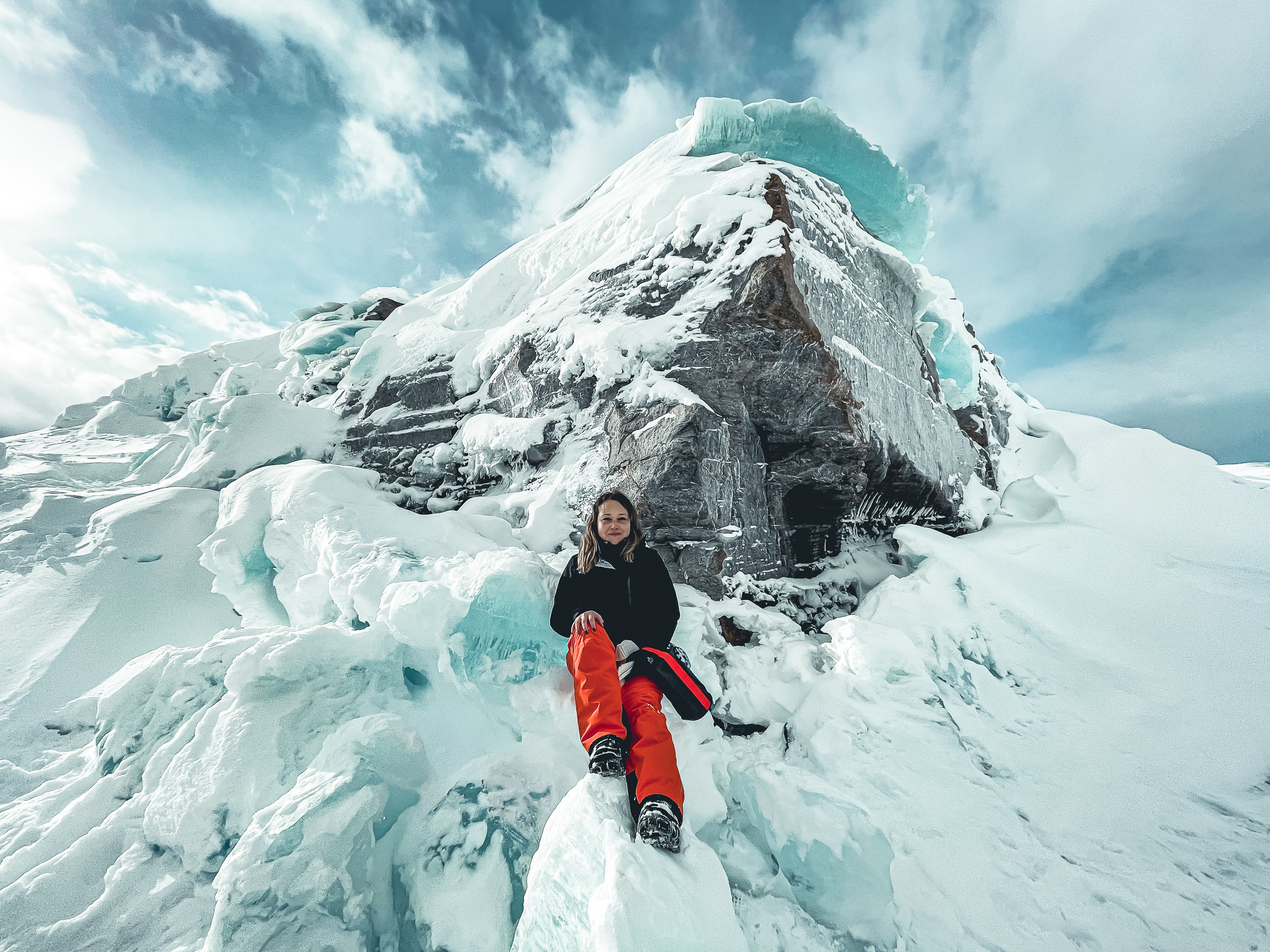 Marisel Pacheco en viaje a Circulo Polar Artico