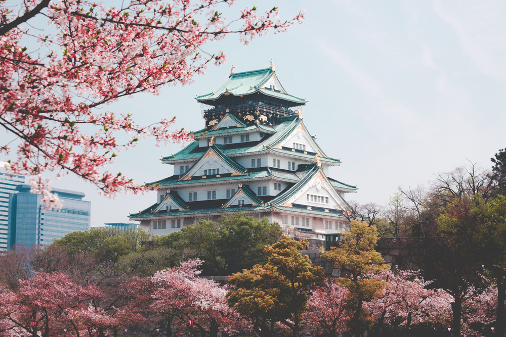 viaje en grupo a Japon, castillo de Osaka