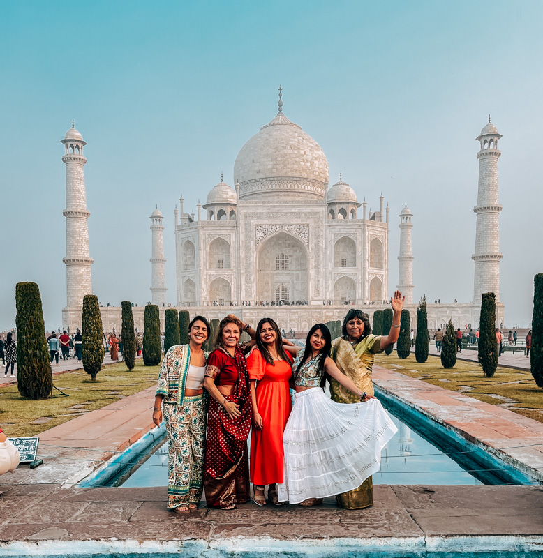 India con BALIBUTA Taj Mahal en Agra